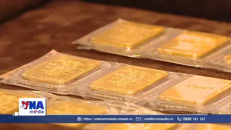 Giá vàng miếng lập kỷ lục mới 134,4 triệu đồng/lượng