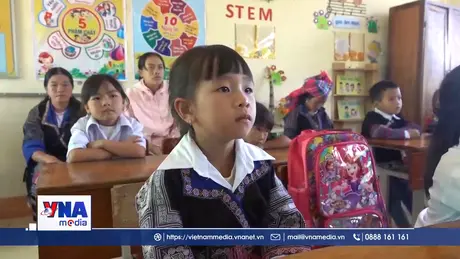 Niềm vui ngày khai trường của học sinh vùng cao Lào Cai