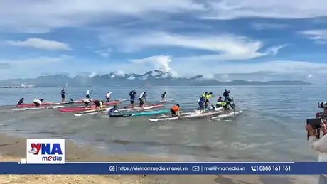 Khai mạc Giải đua thuyền buồm và SUP trẻ quốc gia 2025 tại Đà Nẵng