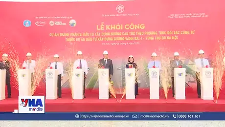 Khởi công xây dựng cao tốc trên cao Vành đai 4 - Vùng Thủ đô