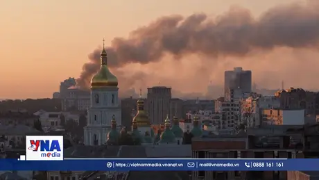 Ukraine bị tập kích quy mô lớn nhất kể từ khi xung đột với Nga