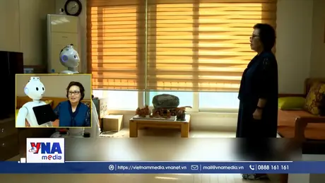 Hàn Quốc phát triển robot AI phục vụ người cao tuổi