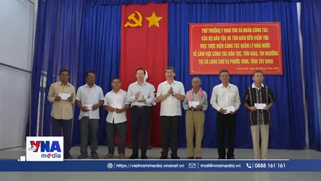 Bộ Dân tộc và Tôn giáo làm việc tại các xã biên giới Tây Ninh