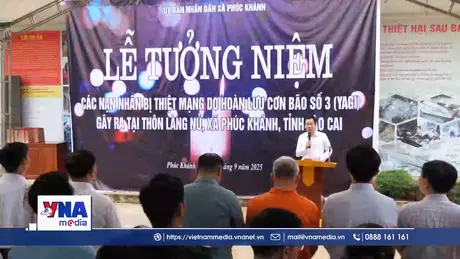 Lào Cai tưởng niệm các nạn nhân bão số 3 tại thôn Làng Nủ
