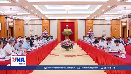 Bộ Chính trị làm việc với Ban Thường vụ Đảng ủy Quốc hội
