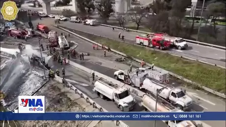 Nổ xe bồn gây thương vong tại Mexico