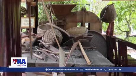 Độc lạ mô hình sưu tầm nông cụ Nam bộ ở Đồng Tháp