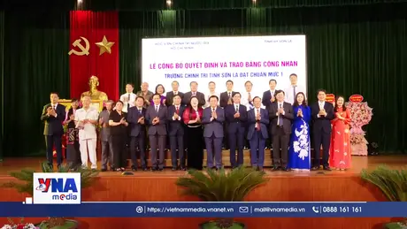 Trường Chính trị tỉnh Sơn La đạt chuẩn mức 1