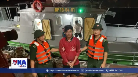 Bắt giữ đối tượng truy nã khi đang lẩn trốn trên tàu cá