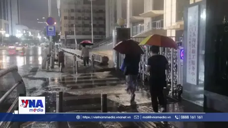 Mưa đá bất ngờ tại Bắc Kinh (Trung Quốc)