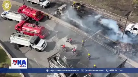 Va chạm liên hoàn trên đường cao tốc tại Mexico