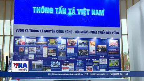 Gian trưng bày TTXVN đầu tư công phu, hấp dẫn