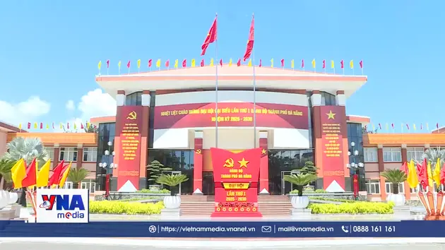 Đà Nẵng rực rỡ cờ hoa hướng về Đại hội Đảng bộ lần thứ I