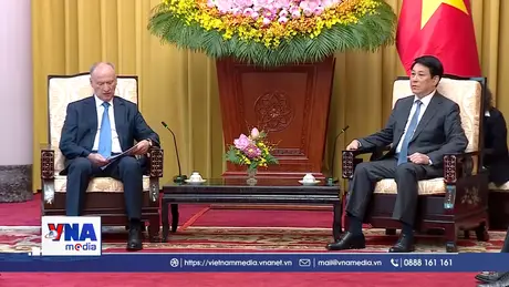 Chủ tịch nước tiếp Trợ lý Tổng thống, Chủ tịch Hội đồng Biển Liên bang Nga