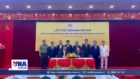 Cao Bằng và Sun Group ký hợp tác chiến lược trên nhiều lĩnh vực