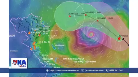 Bão số 8 có thể gây mưa lớn cho miền Bắc