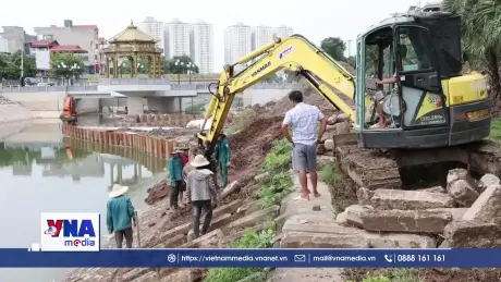 Hà Nội chỉnh trang cảnh quan hai bên bờ sông Tô Lịch