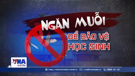 Ngăn muỗi để bảo vệ học sinh