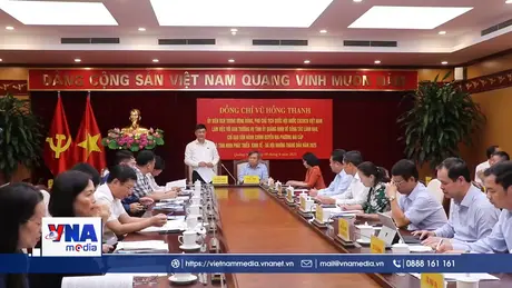 Phó Chủ tịch Quốc hội Vũ Hồng Thanh làm việc với Ban Thường vụ Tỉnh ủy Quảng Ninh