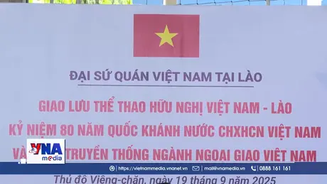 Sôi nổi Giải bóng đá hữu nghị Việt Nam - Lào 2025