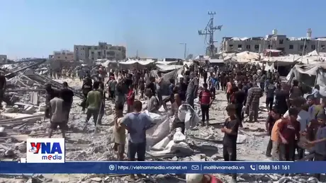 Israel không kích dữ dội thành phố Gaza