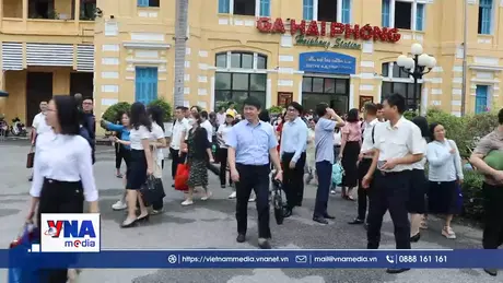  Hải Phòng thử nghiệm đưa đón cán bộ đi làm bằng tàu hỏa