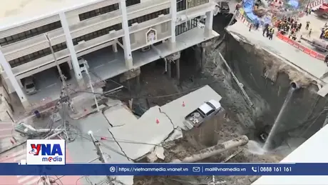 Sụt lún nghiêm trọng ở thủ đô của Thái Lan