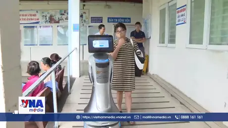 Ứng dụng robot AI hỗ trợ người bệnh tại Bệnh viện Nhân dân Gia Định