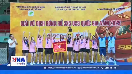 Bế mạc Giải vô địch Bóng rổ 5x5 U23 Quốc gia 2025