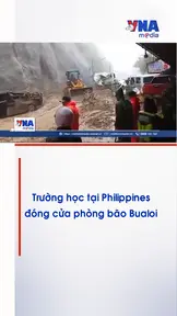 Trường học tại Philippines đóng cửa phòng bão Bualoi