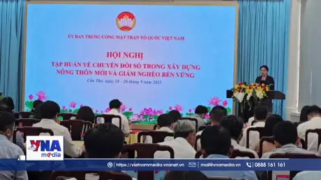Đẩy mạnh chuyển đổi số xây dựng nông thôn mới và giảm nghèo