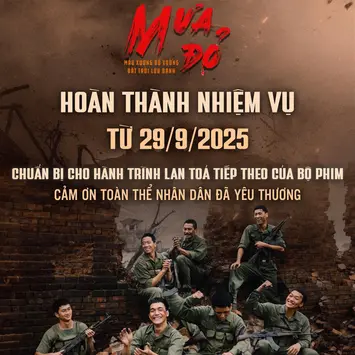 “Mưa đỏ” hoàn thành nhiệm vụ chính thức đạt mốc 700 tỷ đồng doanh thu phòng vé 