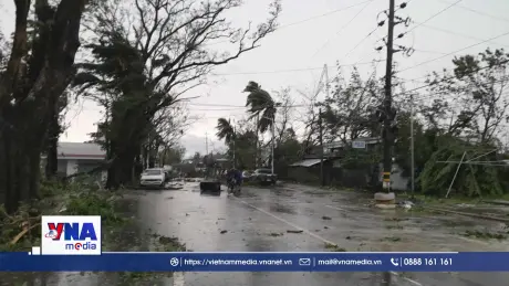 Bão Bualoi gây thiệt hại ở Philippines