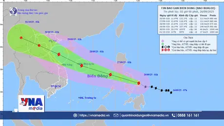 Bão số 9 tan, bão số 10 hình thành và đang di chuyển vào biển Đông