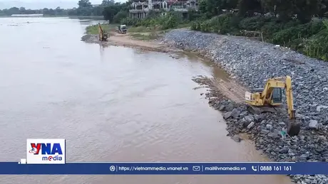 Gấp rút hoàn thành các dự án kè chống sạt lở mùa mưa bão