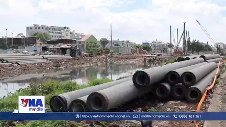 Dự án rạch Xuyên Tâm 17.000 tỷ đồng vẫn vướng mặt bằng