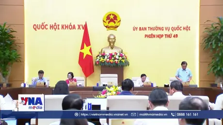 Tiếp tục Phiên họp thứ 49 của Ủy ban Thường vụ Quốc hội