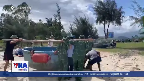 Quảng Trị cấm biển, sẵn sàng ứng phó với bão số 10