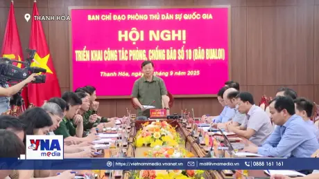 Phó Thủ tướng Trần Hồng Hà chủ trì họp phòng, chống bão tại Thanh Hoá