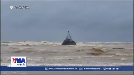 Hai tàu cá bị nạn trên đường vào trú bão số 10