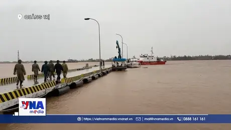 Hai tàu cá bị chìm, 9 thuyền viên mất tích tại Quảng Trị