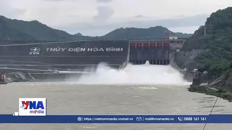 Thủy điện Hòa Bình sẽ xả lũ tối 29/9
