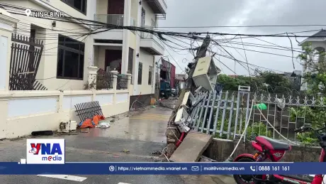 Ninh Bình tập trung khắc phục thiệt hại bão số 10