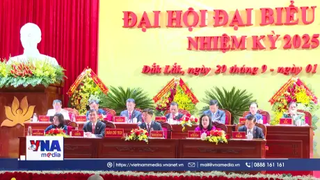 Khai mạc Đại hội đại biểu Đảng bộ tỉnh Đắk Lắk, lần thứ Nhất