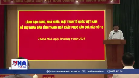 Thăm, động viên, hỗ trợ nhân dân Thanh Hóa bị thiệt hại do bão