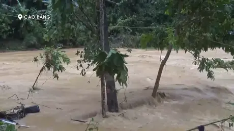 2 người chết, 3 người mất tích do bão tại Cao Bằng