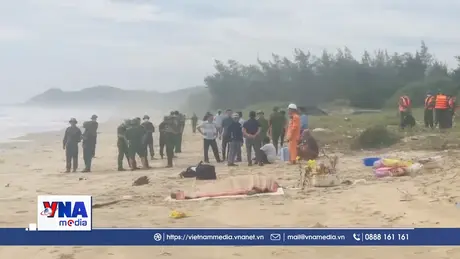 Phát hiện 2 thuyền viên tử nạn trong vụ chìm tàu cá trên sông Gianh
