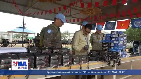 Công binh Việt Nam hoàn thành tốt kiểm tra của LHQ trước khi đổi quân