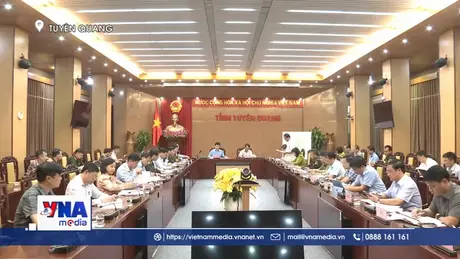 Phó Thủ tướng Mai Văn Chính kiểm tra công tác ứng phó mưa lũ tại Tuyên Quang