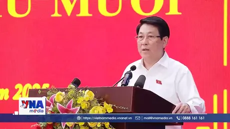 Chủ tịch nước Lương Cường tiếp xúc cử tri TP.HCM